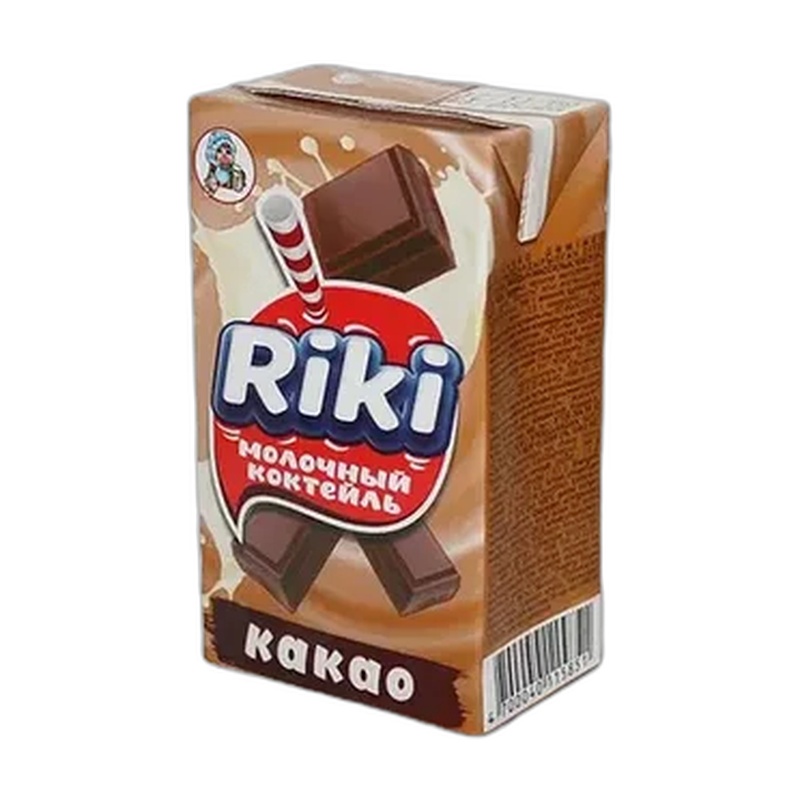 КОКТЕЙЛЬ МОЛОЧНЫЙ RIKI КАКАО 250Г Т/П