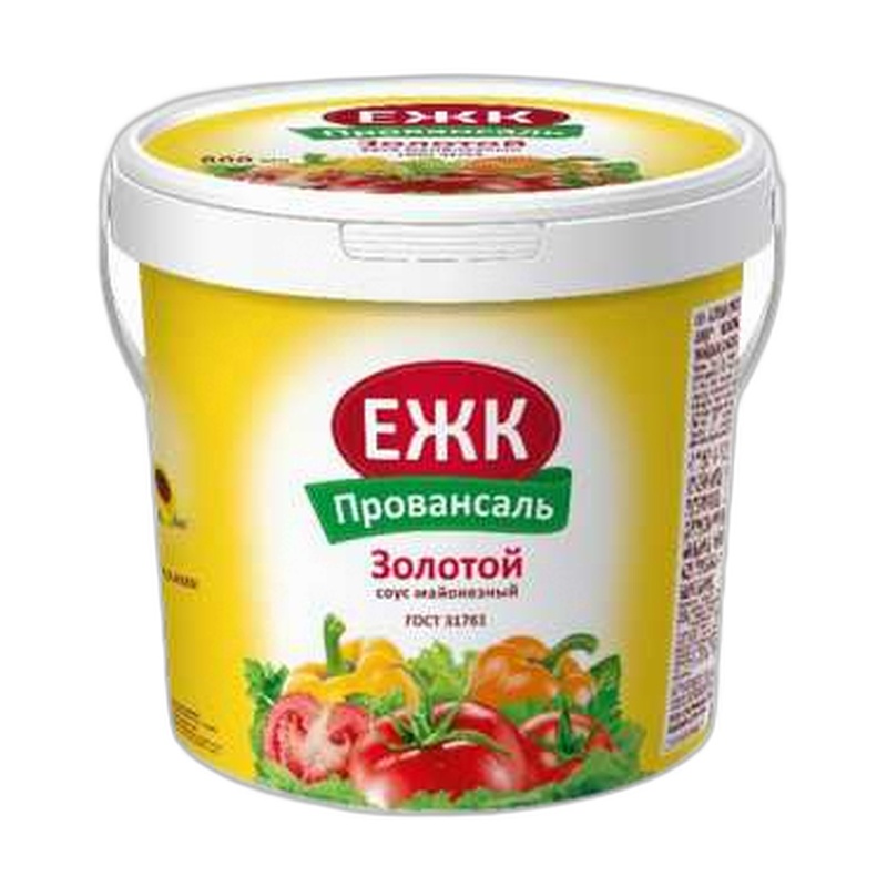 СОУС МАЙОНЕЗНЫЙ ЕЖК ЗОЛОТОЙ 40% 800МЛ ПЭТ