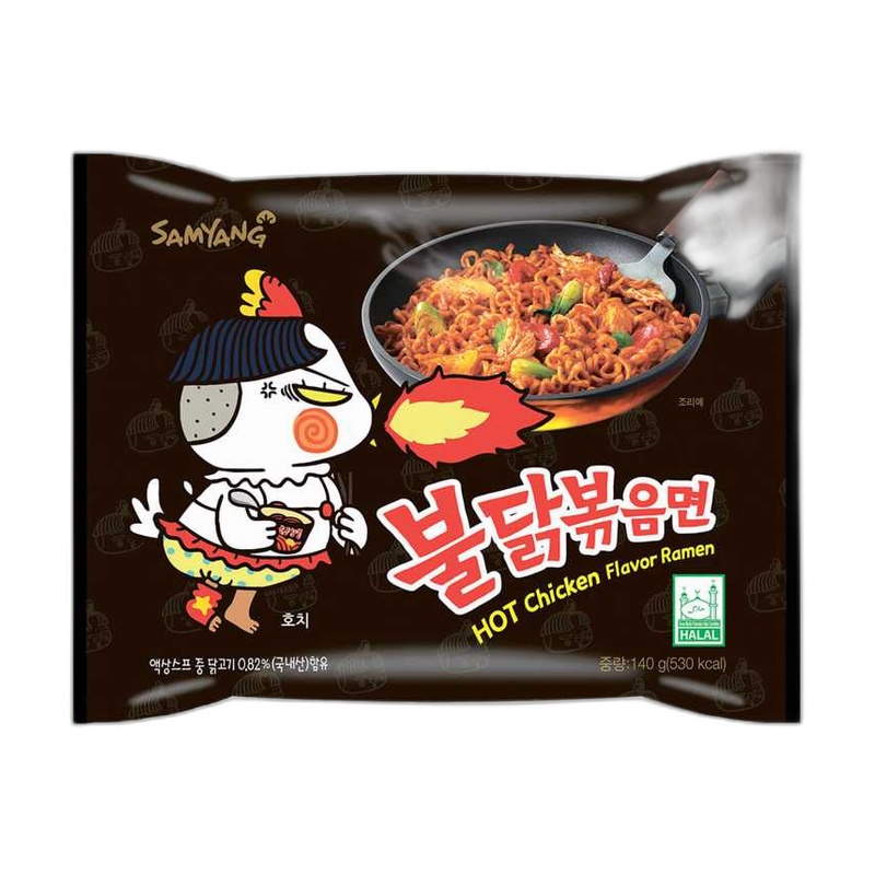 ЛАПША SAMYANG HOT CHICKEN CUP RAMEN MULTI 140Г ПАК