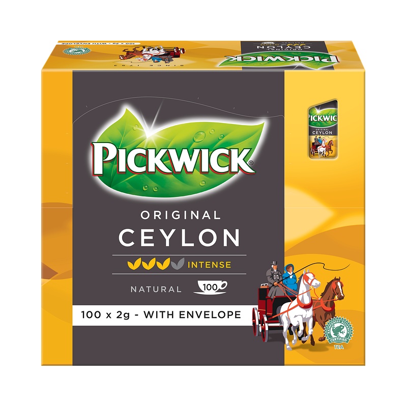 ЧАЙ ЧЕРНЫЙ PICKWICK ОRIGINAL CEYLON 100 ПАКЕТИКОВ