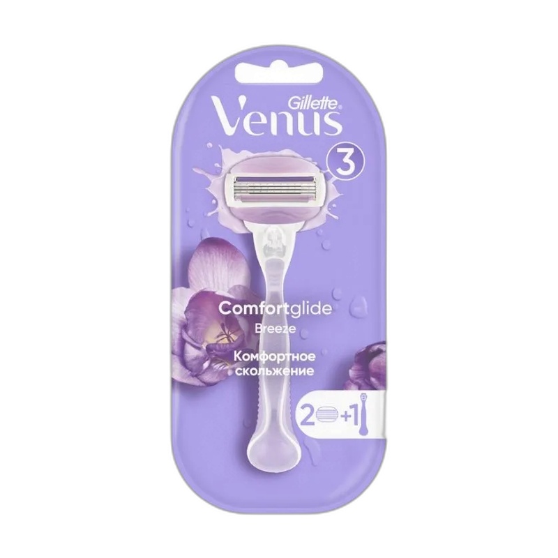 БРИТВА GILLETTE VENUS BREEZE + 2 КАРТРИДЖА