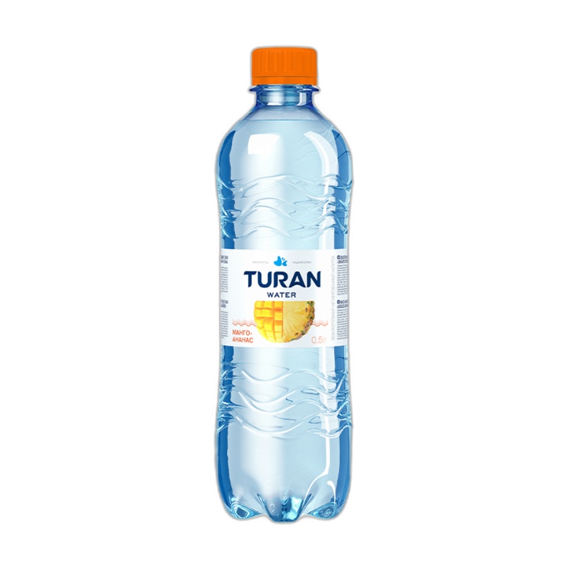 ВОДА ГАЗИРОВАННАЯ TURAN МАНГО АНАНАС 0,5Л ПЭТ