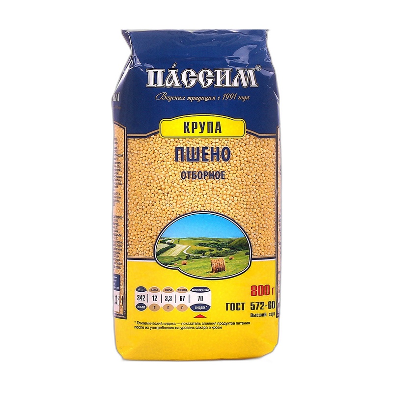 ПШЕНО ПАССИМ ОТБОРНОЕ 800Г