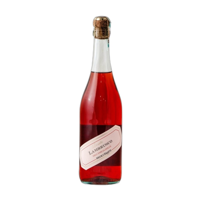 ВИНО ИГРИСТОЕ MEDICI ERMETE LAMBRUSCO РОЗОВОЕ СЛАДКОЕ 8% 0,75Л ИТАЛИЯ