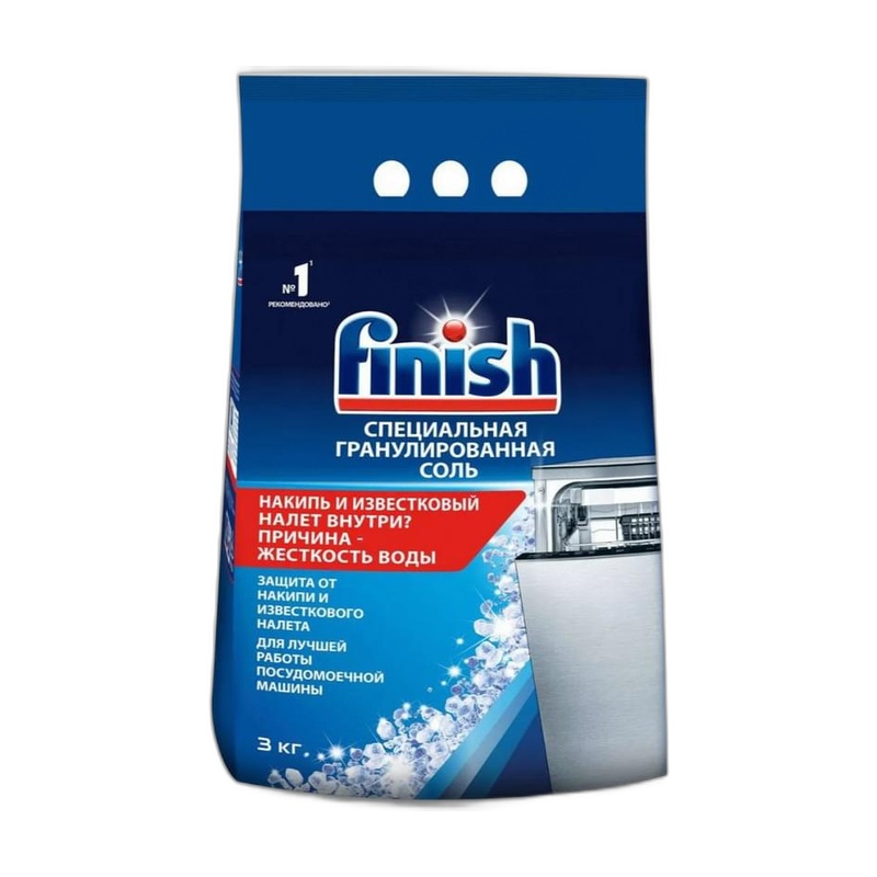 СОЛЬ ДЛЯ ПОСУДОМОЕЧНЫХ МАШИН FINISH 3КГ