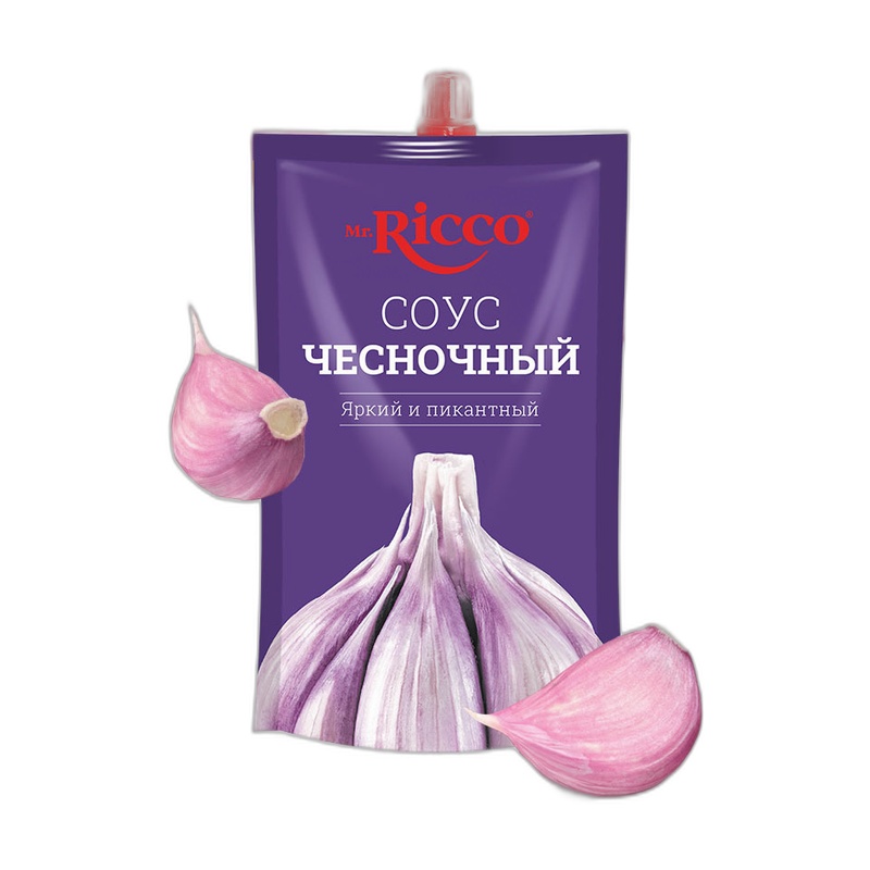 СОУС MR.RICCO ЧЕСНОЧНЫЙ 210Г Д/П