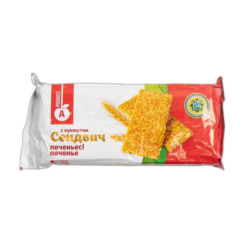 ПЕЧЕНЬЕ A PRODUCT СЭНДВИЧ С КУНЖУТОМ 240Г