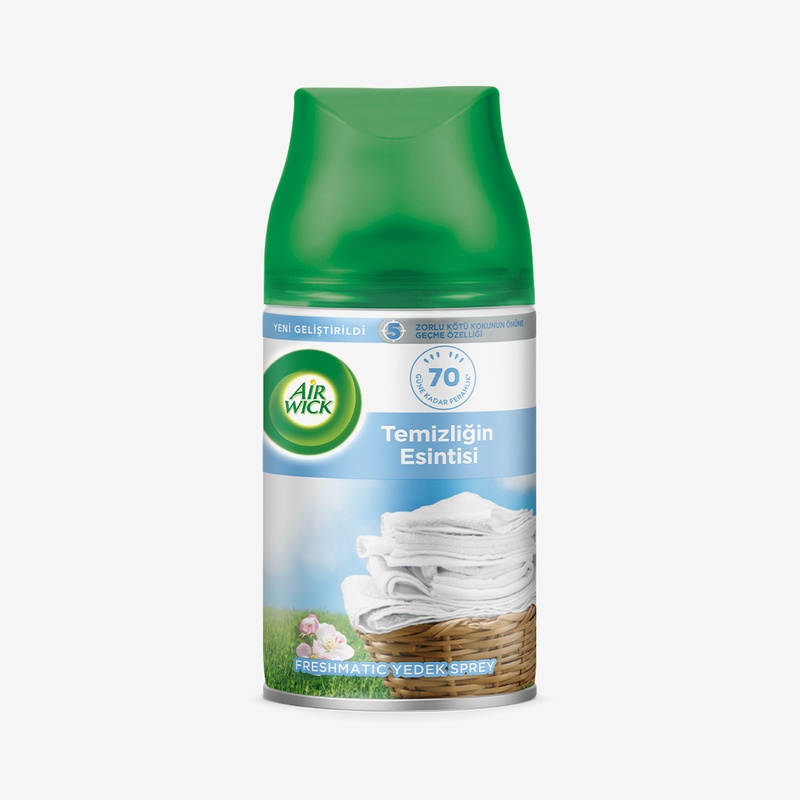 ОСВЕЖИТЕЛЬ ВОЗДУХА AIR WICK FRESHMATIC СВЕЖЕСТЬ БЕЛЬЯ 250МЛ РЕФИЛ