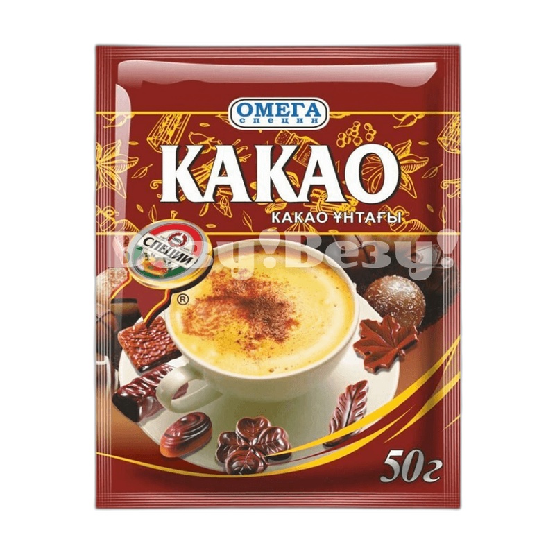 КАКАО-ПОРОШОК ОМЕГА 50Г