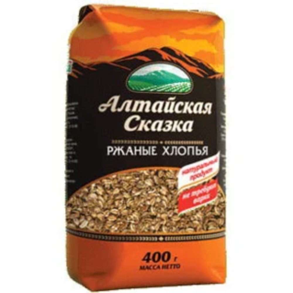 ХЛОПЬЯ АЛТАЙСКАЯ СКАЗКА РЖАНЫЕ 400Г М/У