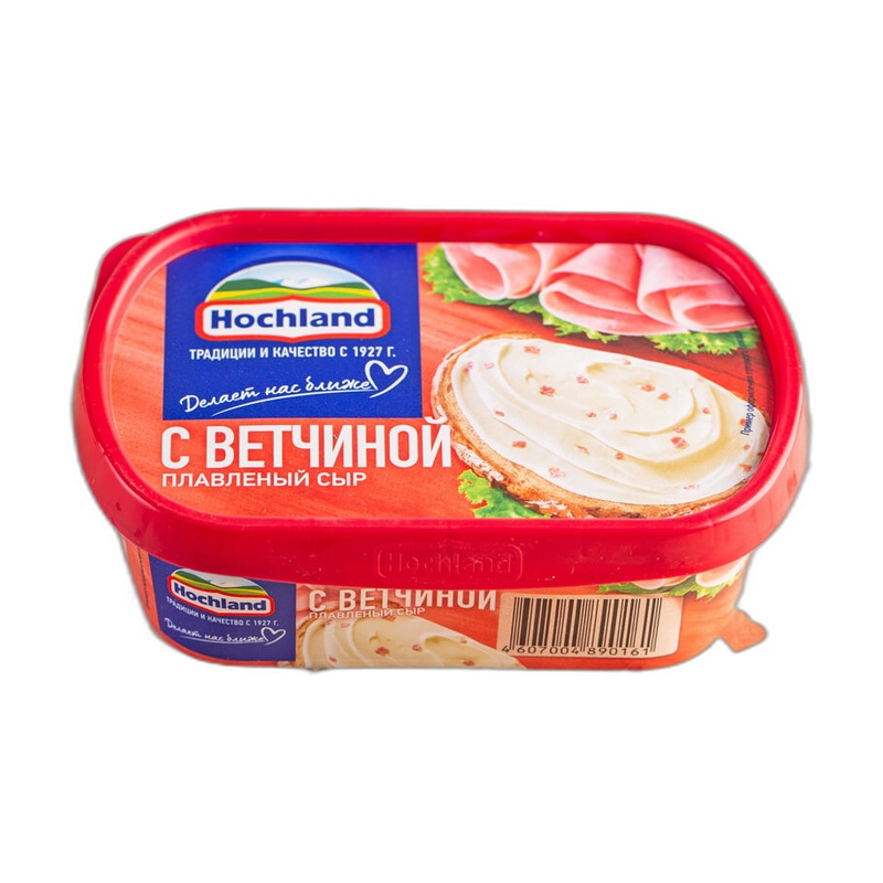 СЫР ПЛАВЛЕННЫЙ МОЛКОМ С ВЕТЧИНОЙ 200Г