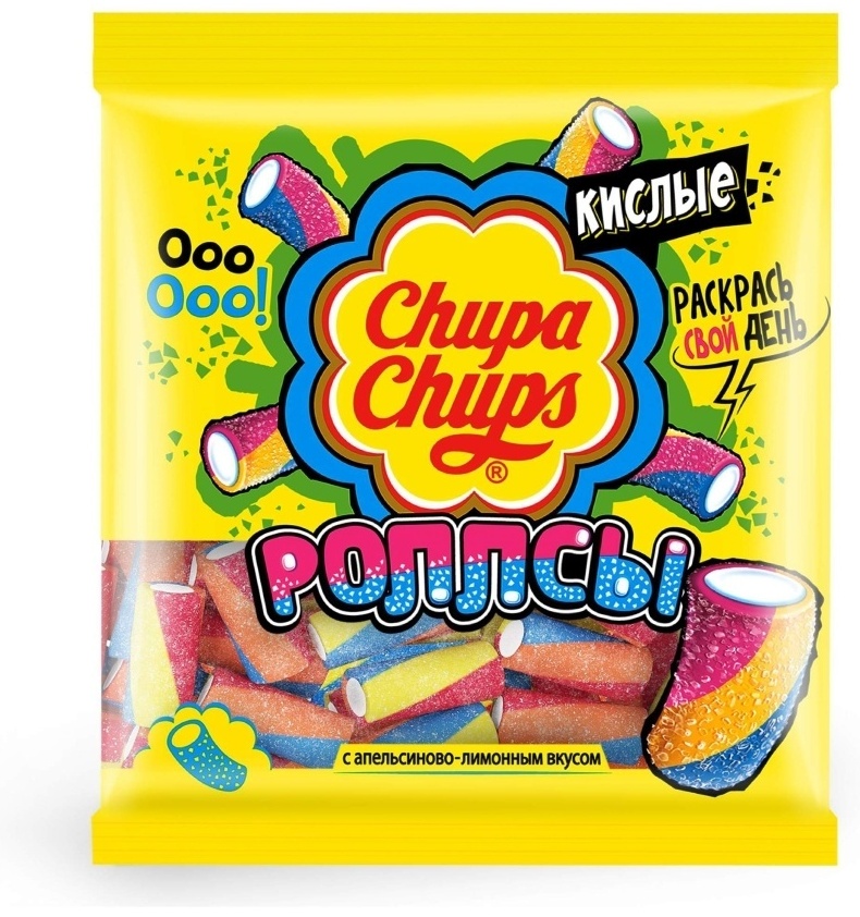 МАРМЕЛАД CHUPA CHUPS РОЛЛСЫ 150Г