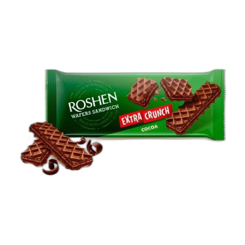 ВАФЛИ ROSHEN WAFERS КАКАО-МОЛОКО ККФ 216Г