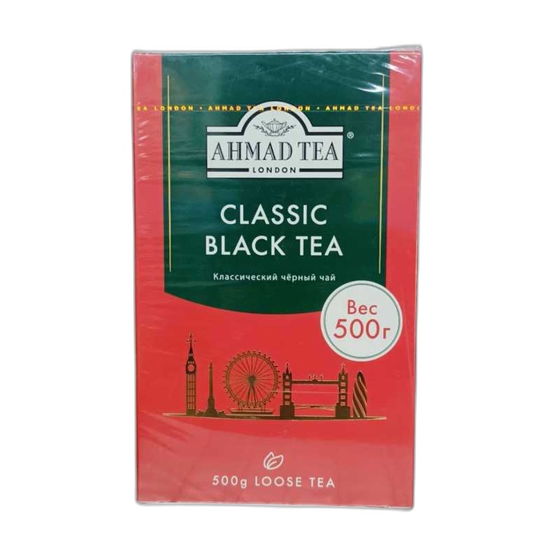 ЧАЙ ЧЕРНЫЙ AHMAD TEA КЛАССИЧЕСКИЙ ЛИСТОВОЙ 500Г