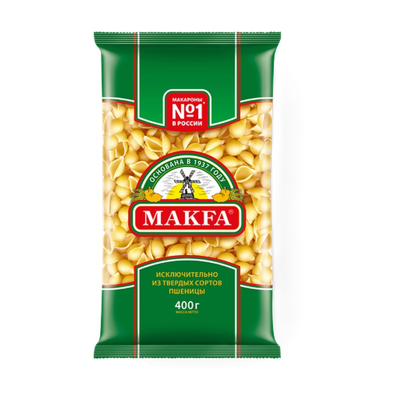 МАКАРОНЫ МАКFА РАКУШКИ 400Г