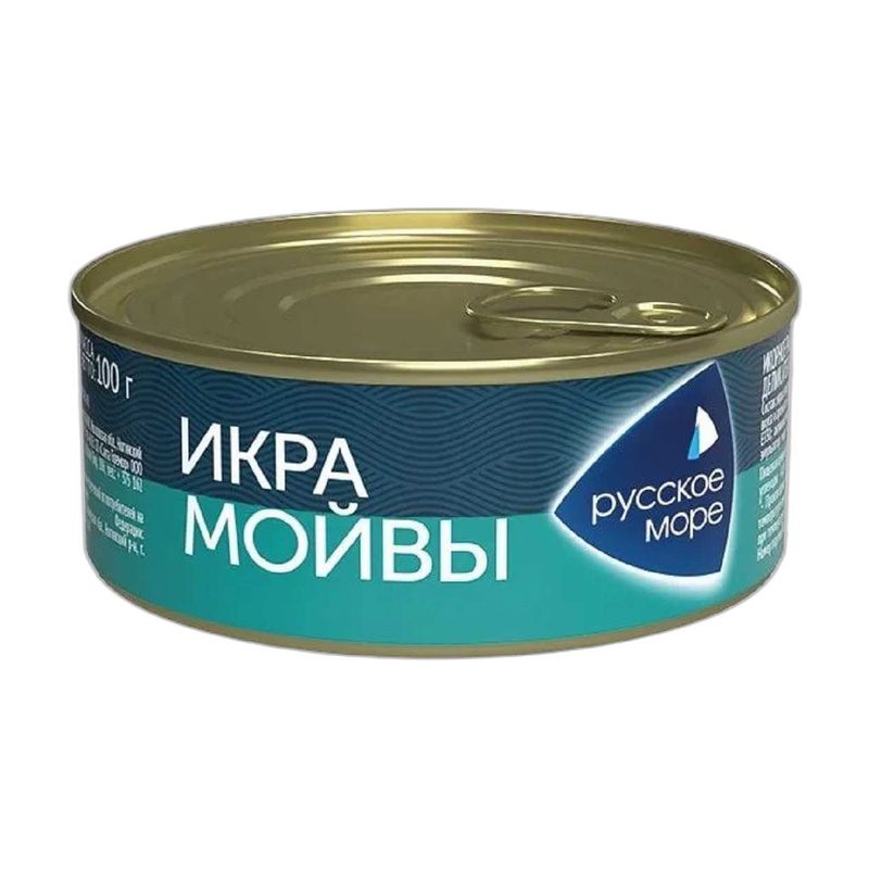 ИКРА ДЕЛИКАТЕСНАЯ РУССКОЕ МОРЕ ЛЮКС МОЙВЫ ОРИГИНАЛ 100Г В/У