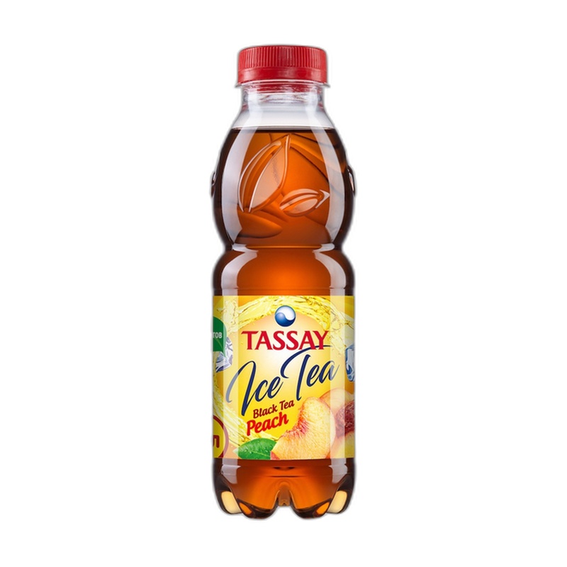 ЧАЙ ХОЛОДНЫЙ TASSAY ЧЁРНЫЙ ПЕРСИК 0,5Л ПЭТ