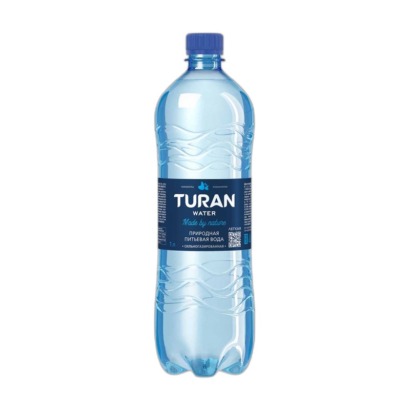 ВОДА ГАЗИРОВАННАЯ TURAN 1,5Л ПЭТ