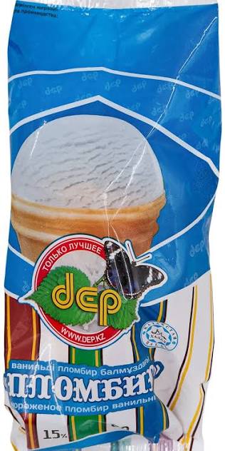 МОРОЖЕНОЕ DEP ПЛОМБИР В СТАКАНЧИКЕ 60Г