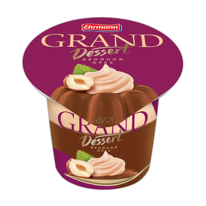 ПУДИНГ GRAND DESSERT ДВОЙНОЙ ОРЕХ 4,9% 200Г