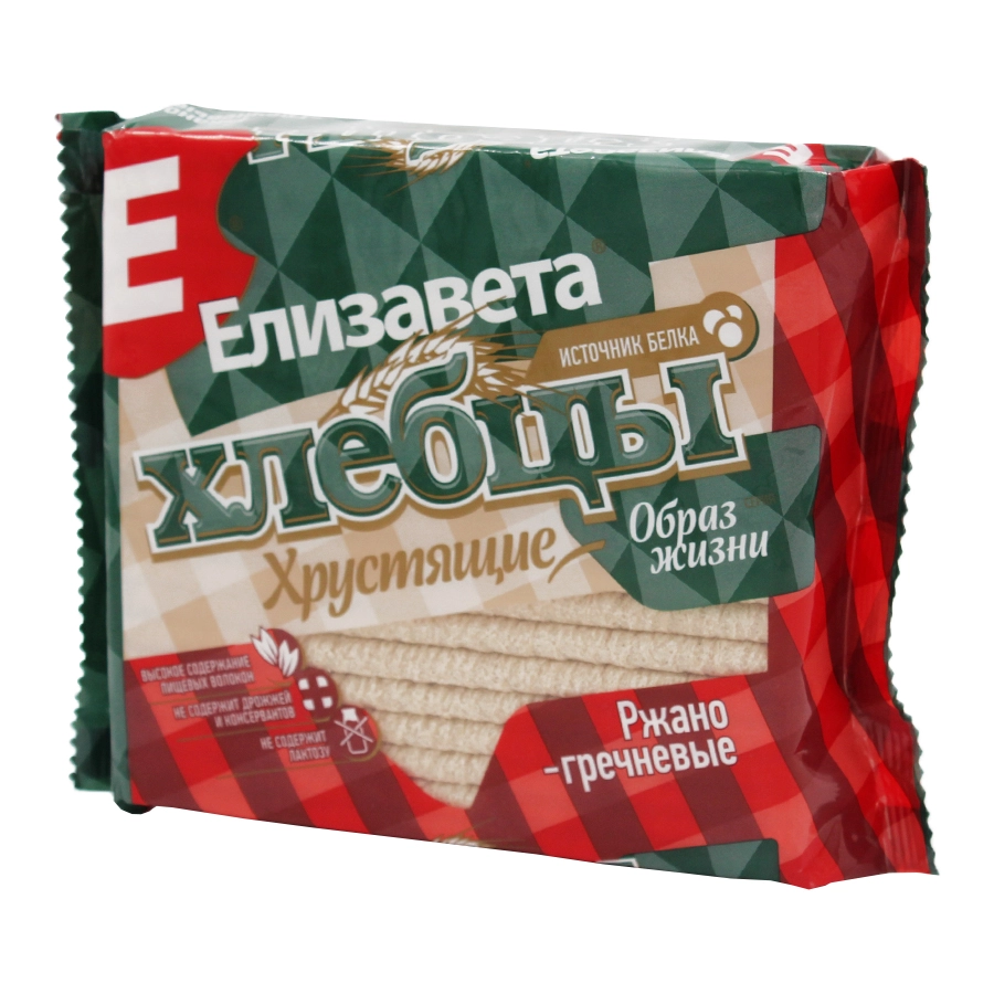ХЛЕБЦЫ РЖАНО-ГРЕЧНЕВЫЕ ЕЛИЗАВЕТА 100% 90Г