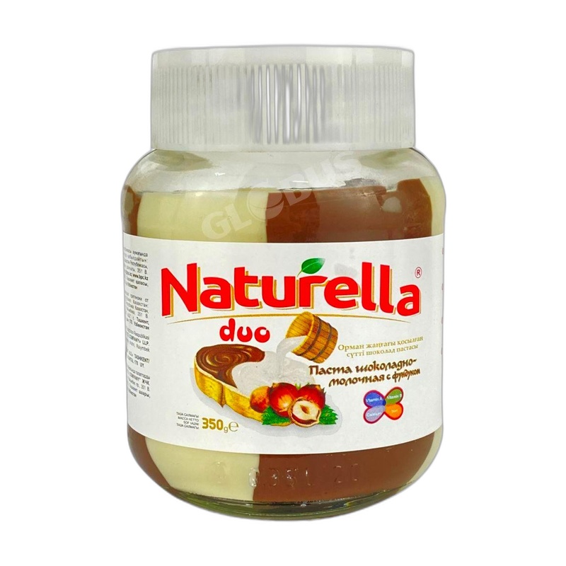 ПАСТА ШОКОЛАДНАЯ NATURELLA DUO С ФУНДУКОМ 350Г