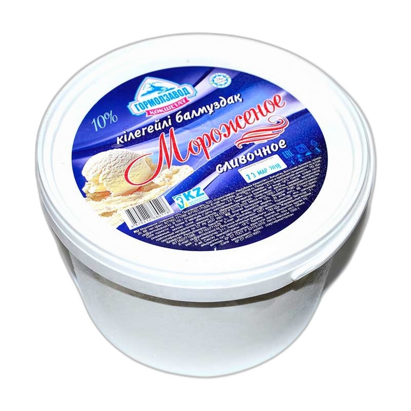 МОРОЖЕНОЕ ГМЗ СЛИВОЧНОЕ 900Г ВЕДРО
