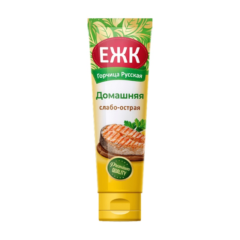 ГОРЧИЦА ЕЖК ДОМАШНЯЯ 130Г ТУБА