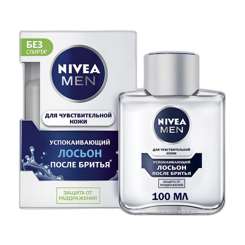 ЛОСЬОН ПОСЛЕ БРИТЬЯ NIVEA MEN ДЛЯ ЧУВСТВИТЕЛЬНОЙ КОЖИ 100МЛ