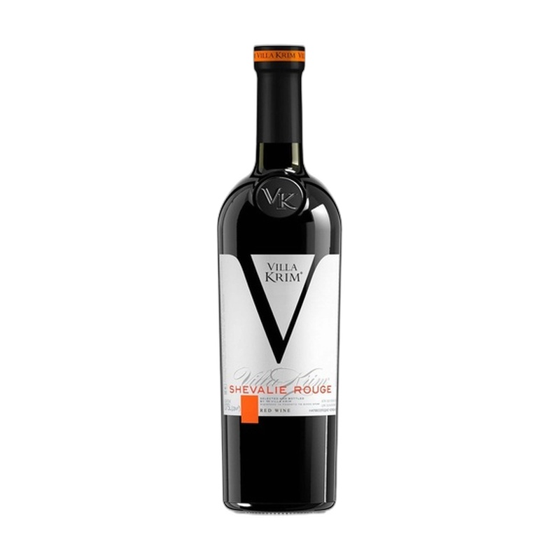 ВИНО VILLA KRIM SHEVALIE ROUGE КРАСНОЕ ПОЛУСЛАДКОЕ 13% 0,75Л РОССИЯ