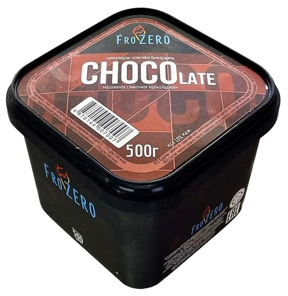 МОРОЖЕНОЕ FROZERO ШОКОЛАДНОЕ 500Г ПЭТ