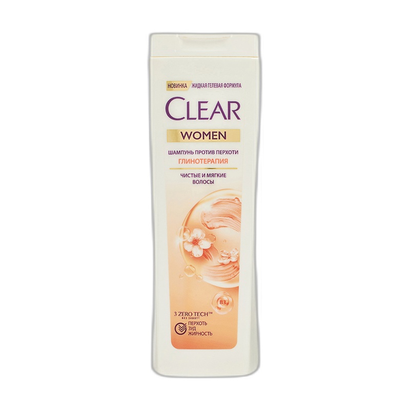 ШАМПУНЬ CLEAR WOMAN ГЛИНОТЕРАПИЯ 380МЛ