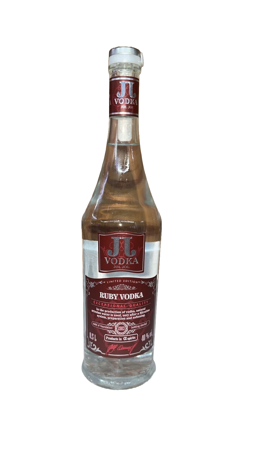 ВОДКА JOL JOL РУБИН NEW 40% 0,5Л