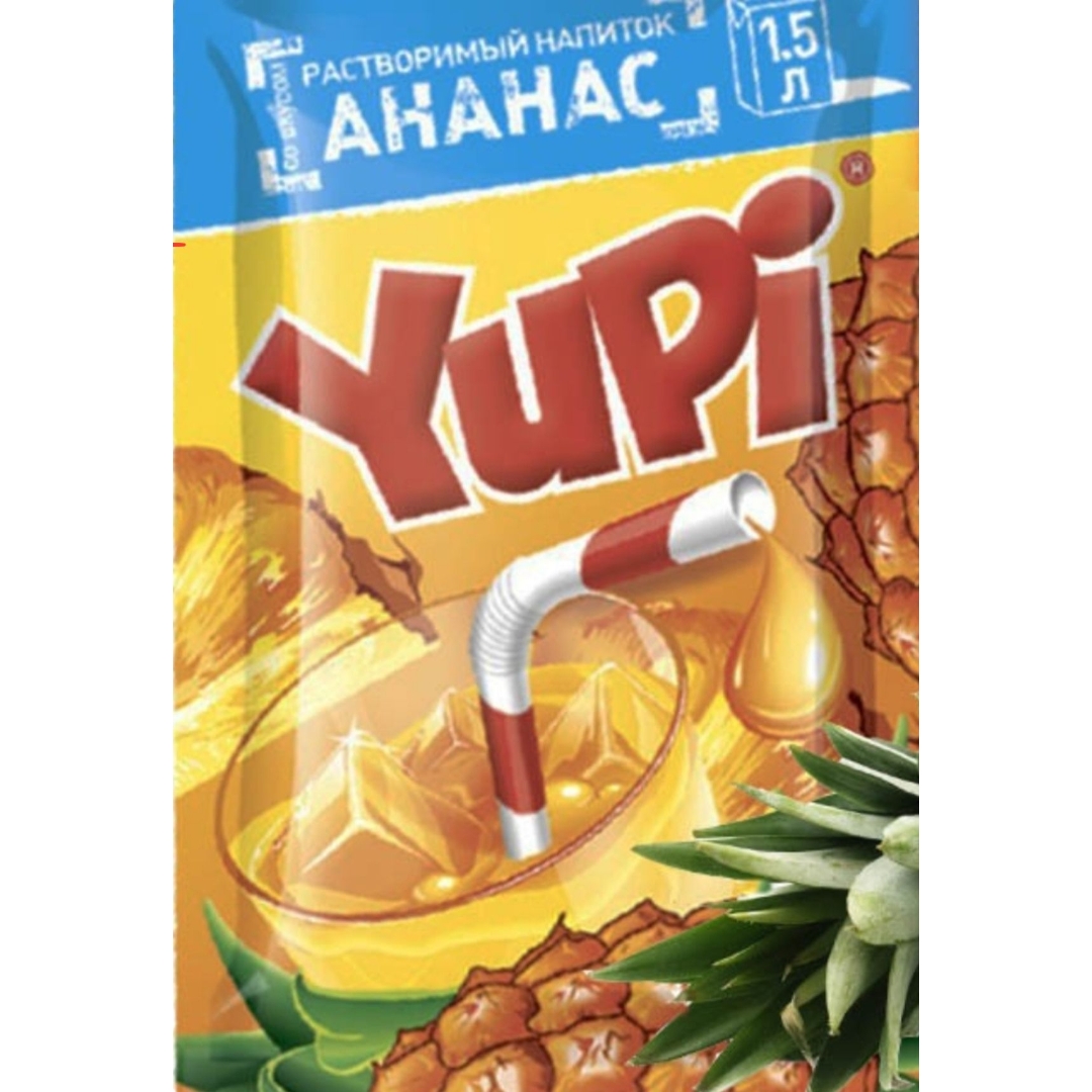 НАПИТОК РАСТВОРИМЫЙ YUPI АНАНАС 12Г