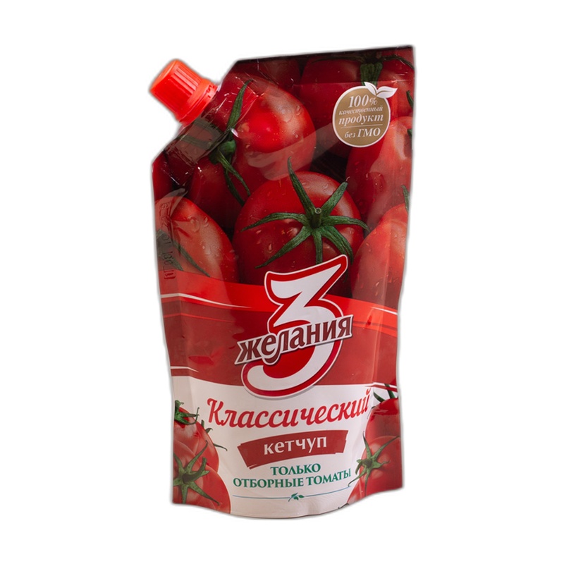 КЕТЧУП 3 ЖЕЛАНИЯ КЛАССИЧЕСКИЙ 250Г Д/П