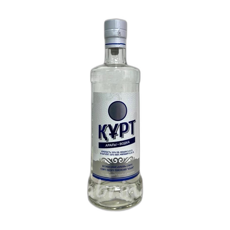 ВОДКА ҚҰРТ 40% 0,45Л