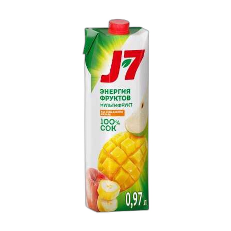 СОК J7 МУЛЬТИФРУКТ 0,97Л Т/П
