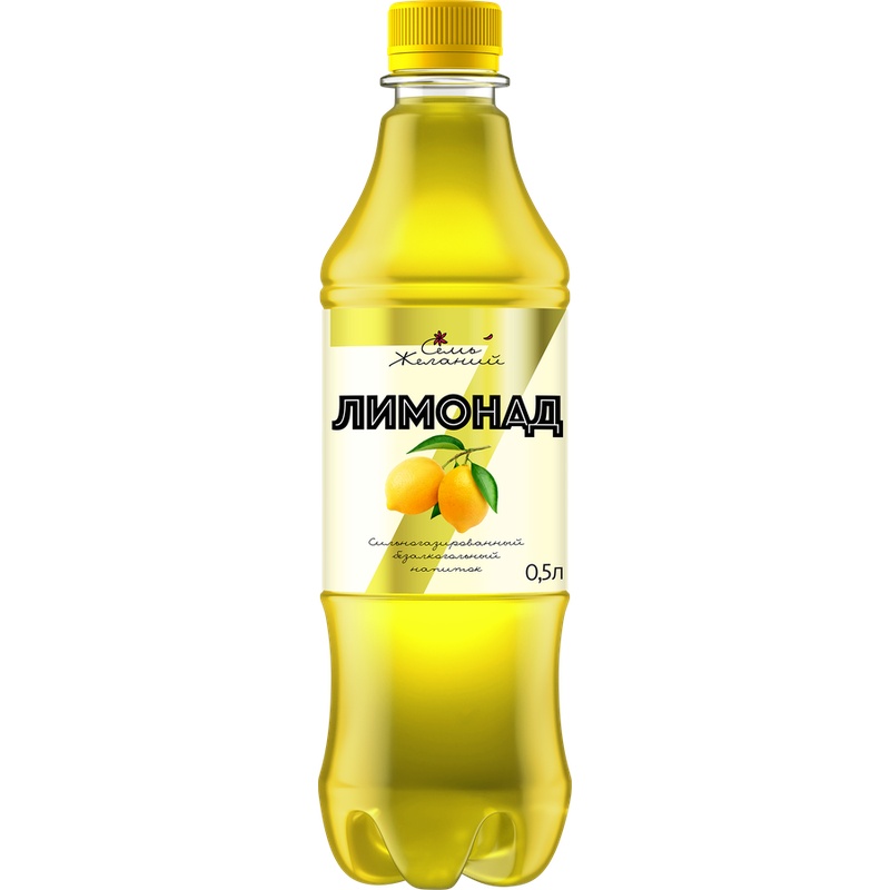 ЛИМОНАД СЕМЬ ЖЕЛАНИЙ КЛАССИЧЕСКИЙ 0,5Л СТ/Б