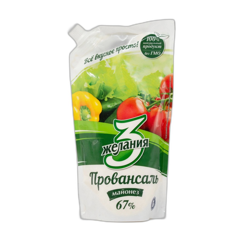 СОУС МАЙОНЕЗНЫЙ 3 ЖЕЛАНИЯ ПРОВАНСАЛЬ 40% 380Г Д/П