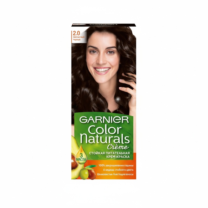 КРАСКА ДЛЯ ВОЛОС COLOR NATURALS 2.0 ЭЛЕГАНТ.ЧЕРНЫЙ