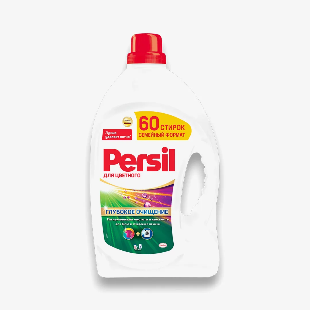 ГЕЛЬ ДЛЯ СТИРКИ PERSIL ДЛЯ ЦВЕТНОГО БЕЛЬЯ 3,9Л