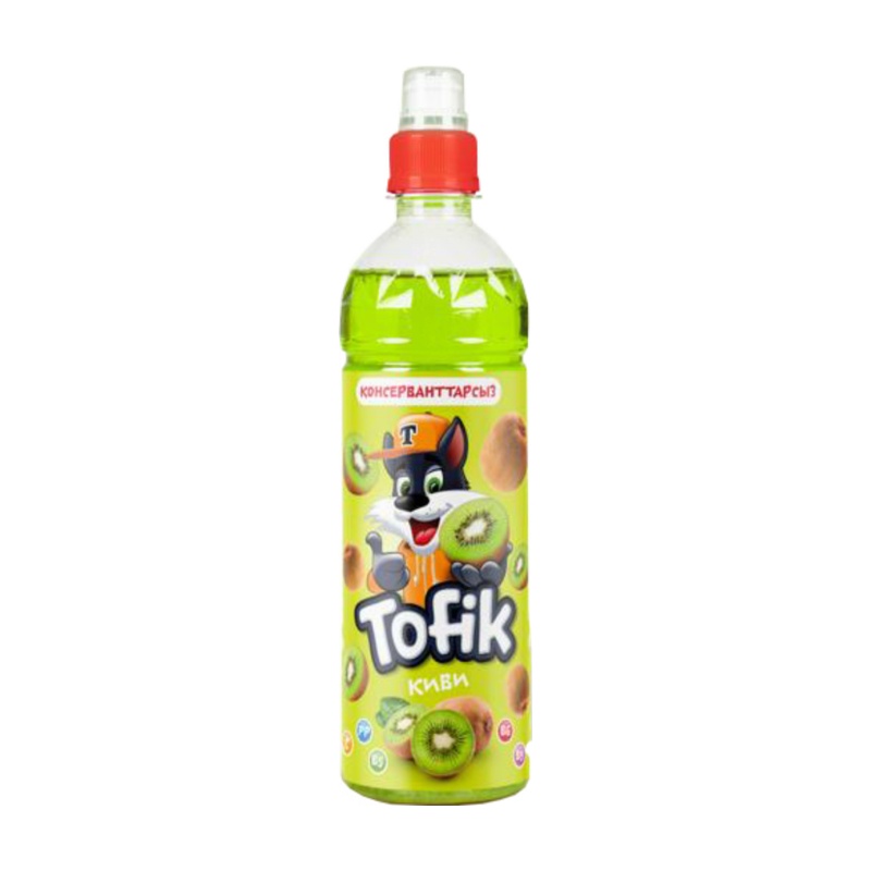 НАПИТОК СОКОСОДЕРЖАЩИЙ TOFIK КИВИ 0,5Л ПЭТ