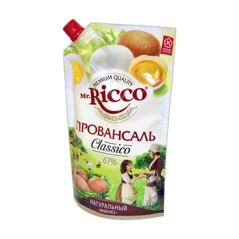 МАЙОНЕЗ MR.RICCO ПРОВАНСАЛЬ 67% 400МЛ Д/П