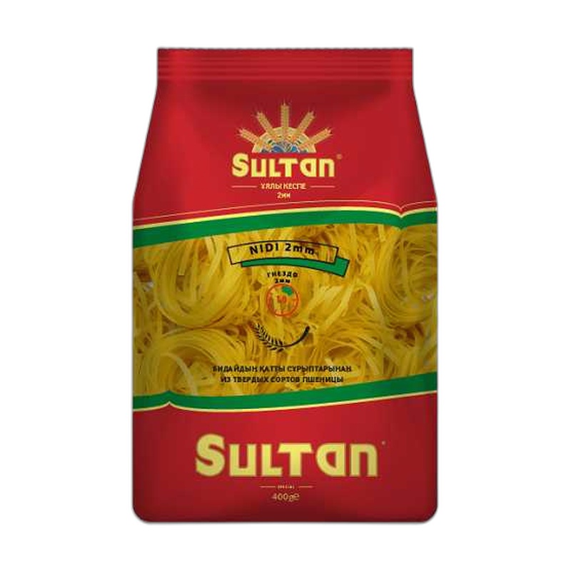МАКАРОНЫ СУЛТАН ЛАПША 400Г