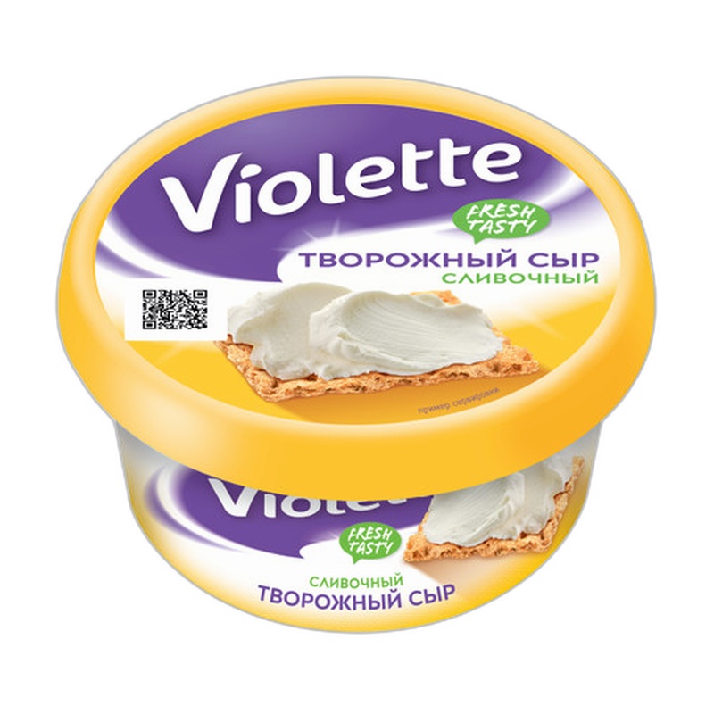 СЫР ТВОРОЖНЫЙ ВИОЛЕТТА СЛИВОЧНЫЙ 70% 140Г