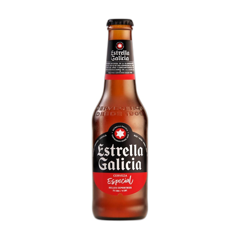 ПИВО ESTRELLA GALICIA CERVEZA ESPECIAL 5,5% 0,5Л Ж/Б
