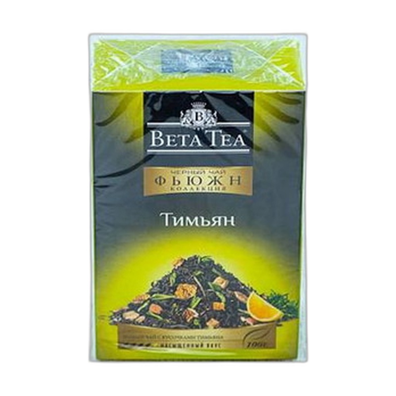 ЧАЙ ЧЕРНЫЙ BETA FUSION ТИМЬЯН ЛИСТОВОЙ 100Г