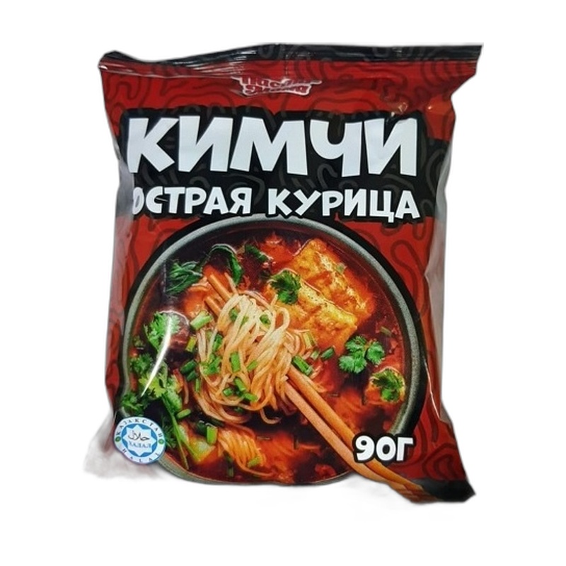 ЛАПША ПАСТА МАМА КИМЧИ КУРИЦА ОСТРАЯ 90Г