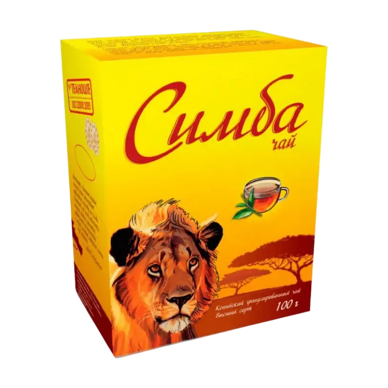 ЧАЙ ЧЕРНЫЙ SIMBA ГРАНУЛИРОВАННЫЙ 100Г