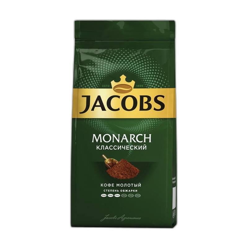 КОФЕ МОЛОТЫЙ JACOBS MONARCH 230Г